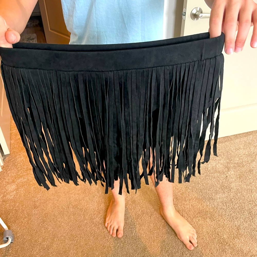 Never worn, still in bag, fringe festival skirt/bottom